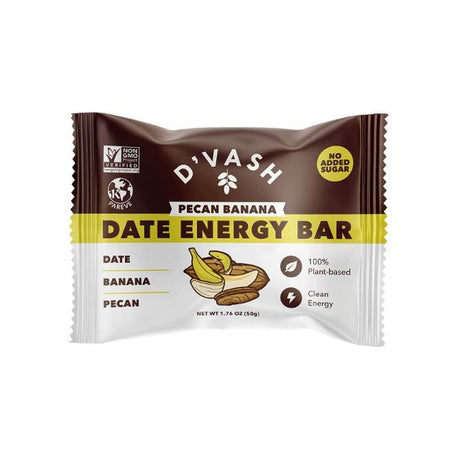 DVASH ORGANICS: Pecan Banana Date Energy Bar, 1.76 oz - #tag1# - #tag2#