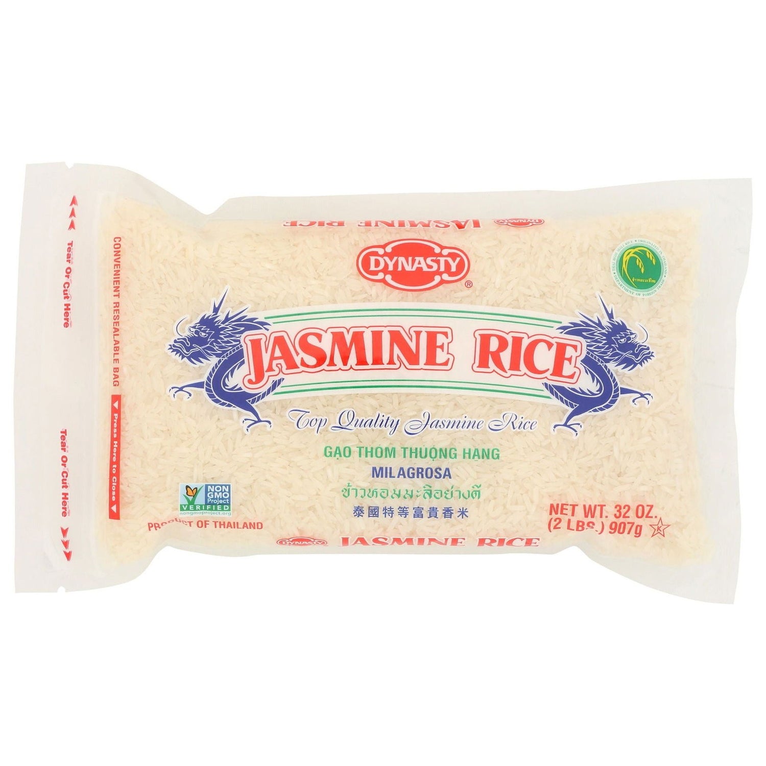 DYNASTY: Jasmine Rice, 32 oz - #tag1# - #tag2#