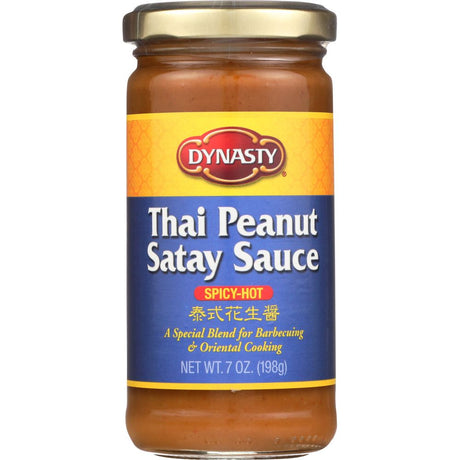 DYNASTY: Sauce Peanut Thai Satay, 7 oz - #tag1# - #tag2#