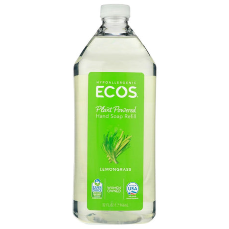 EARTH FRIENDLY: Hypoallergenic Hand Soap - Lemongrass, 32 oz - #tag1# - #tag2#