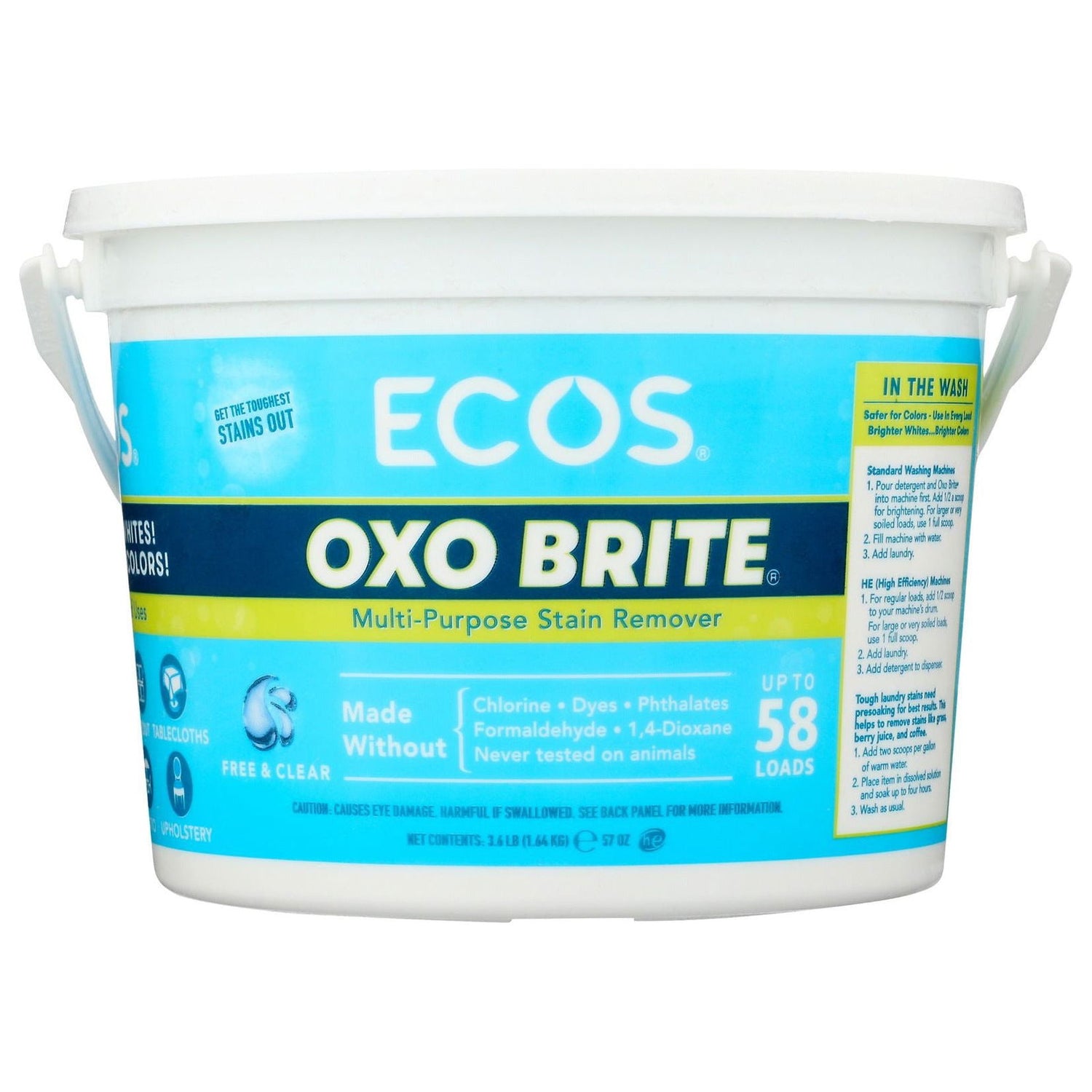 EARTH FRIENDLY: Oxo Brite Non-Chlorine Bleach, 3.6 lb - #tag1# - #tag2#
