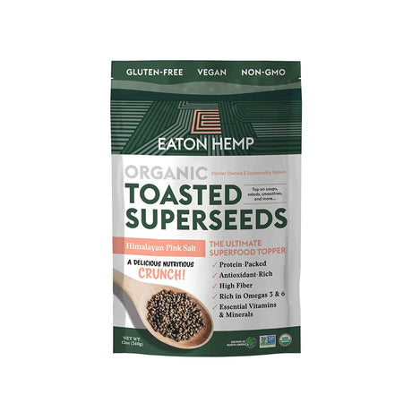 EATON HEMP: Himalayan Pink Salt Organic Toasted Superseeds, 12 oz - #tag1# - #tag2#