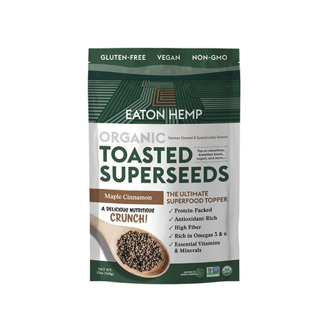 EATON HEMP: Maple Cinnamon Organic Toasted Superseeds, 12 oz - #tag1# - #tag2#