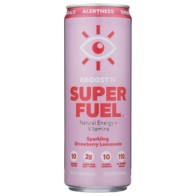EBOOST: Super Fuel Natural Energy Plus Vitamins Strawberry Lemonade, 12 oz - #tag1# - #tag2#