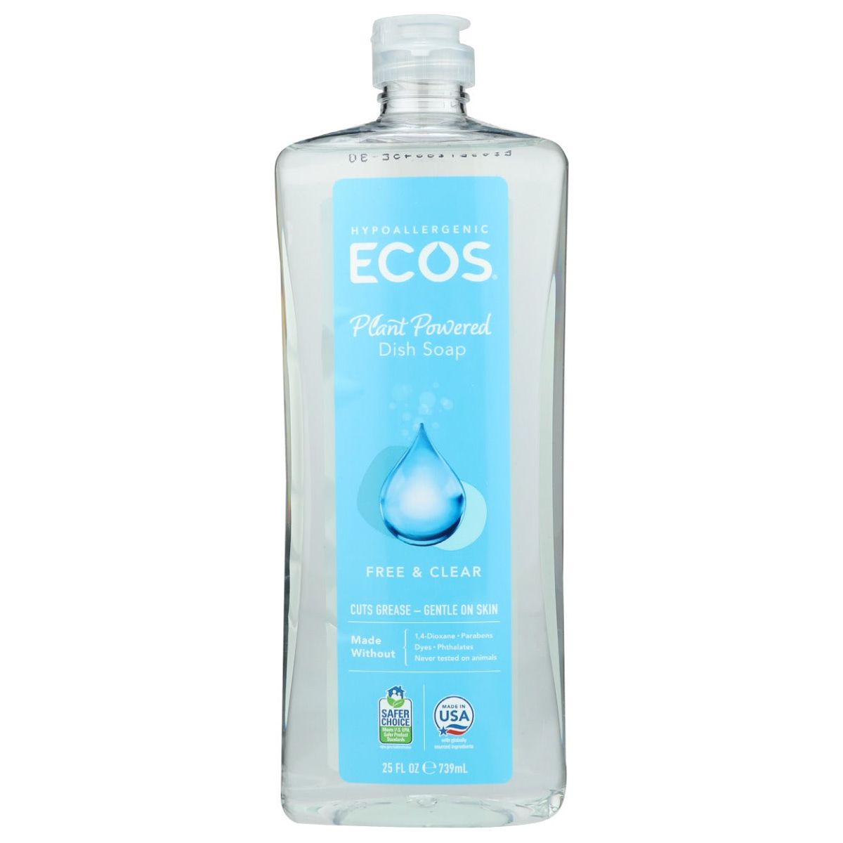 ECOS: Dish Soap Free and Clear, 25 oz - #tag1# - #tag2#