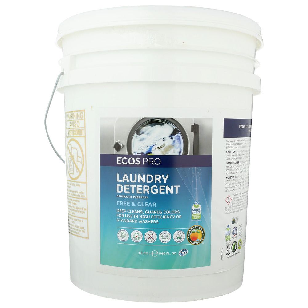 ECOS: Laundry Detergent Free & Clear, 5 ga - #tag1# - #tag2#