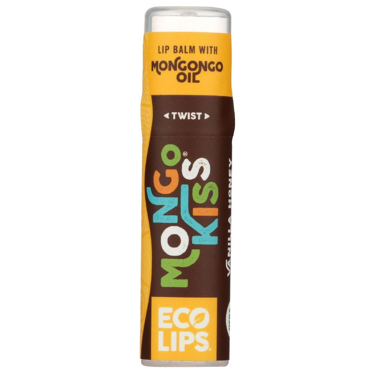 ECO LIPS: Mongo Kiss Vanilla Honey Lip Balm, 0.25 oz - Sunshine Co Op. - #tag1# - #tag2# - #tag3# - #tag4#