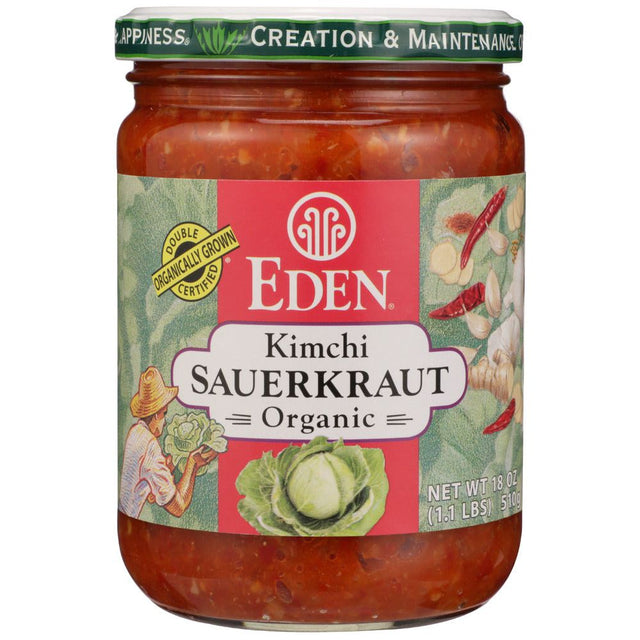 EDEN FOODS: Sauerkraut - Kimchi Organic, 18 OZ - #tag1# - #tag2#