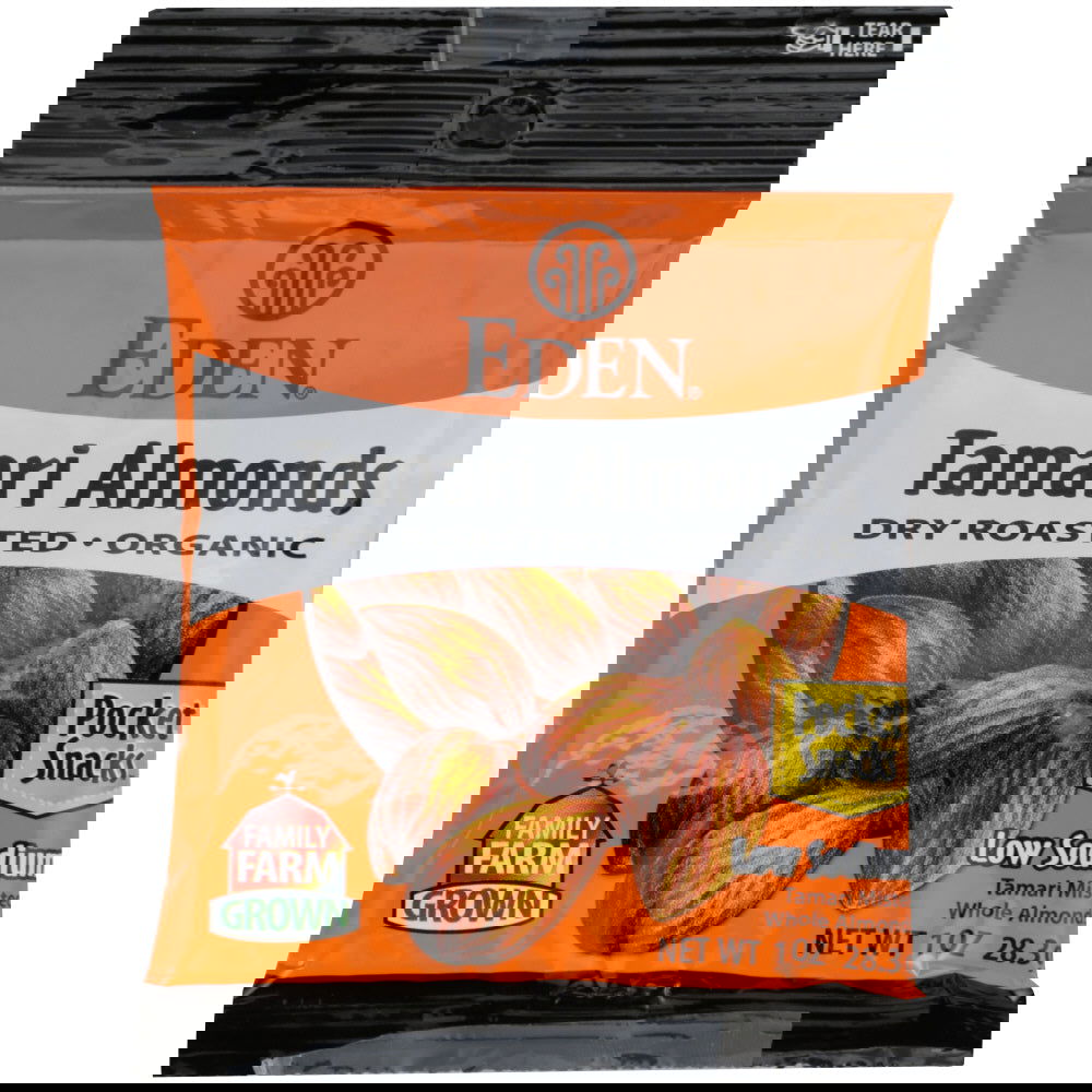 EDEN FOODS: Tamari Almonds Pocket Snacks Organic, 1 OZ - #tag1# - #tag2#