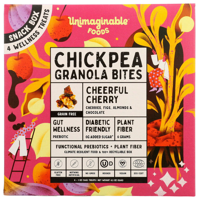 EFFI: Cheerful Cherry Chickpea Granola Bites, 4 oz - #tag1# - #tag2#