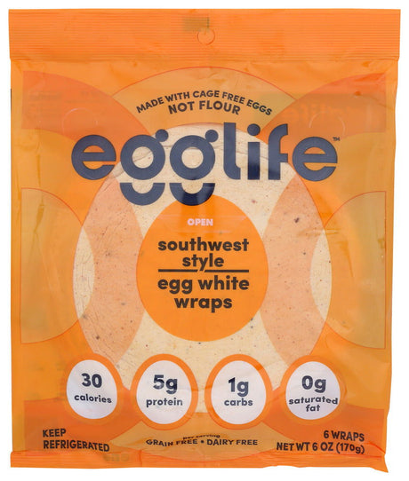 EGGLIFE: Southwest Style Egg White Wraps, 6 ea - #tag1# - #tag2#