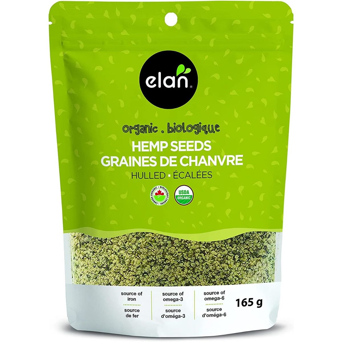ELAN: Elan Organic Raw Hemp Seeds, 5.8 oz - #tag1# - #tag2#