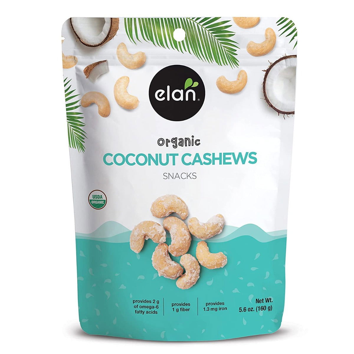 ELAN: Organic Coconut Cashews, 5.6 oz - #tag1# - #tag2#