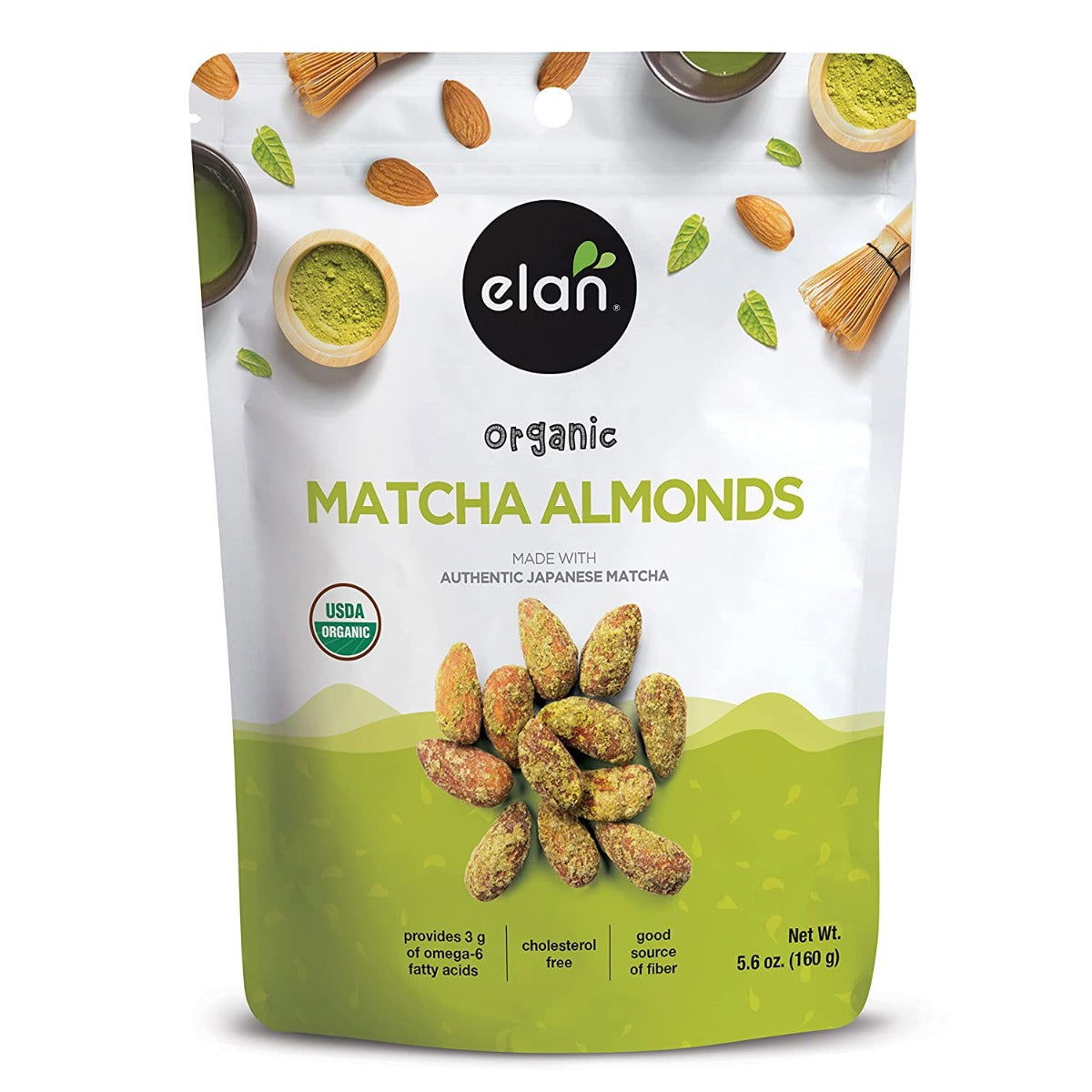 ELAN: Organic Matcha Almonds, 5.6 oz - #tag1# - #tag2#