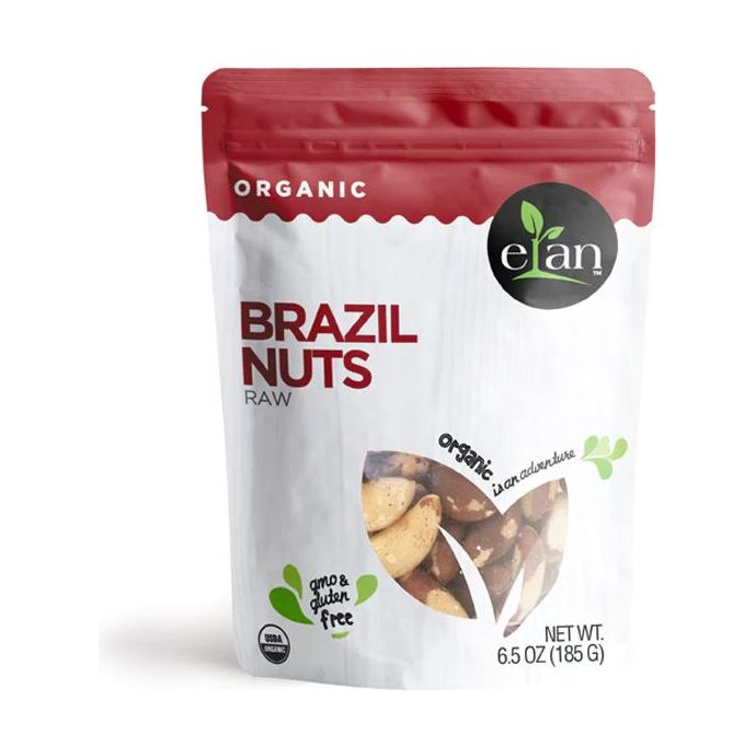 ELAN: Organic Raw Brazil Nuts, 6.5 oz - #tag1# - #tag2#