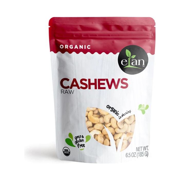 ELAN: Organic Raw Cashews, 6.5 oz - #tag1# - #tag2#