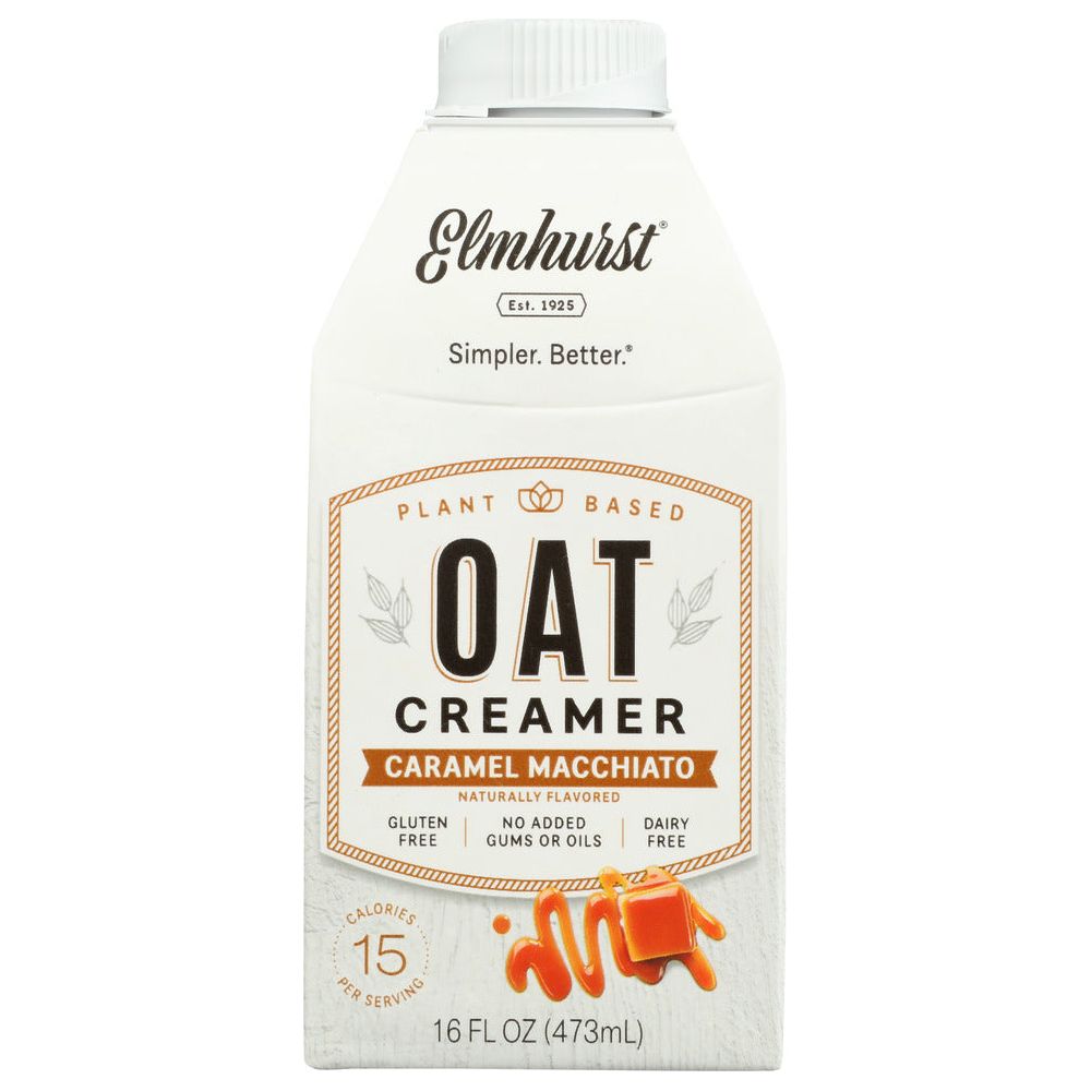 ELMHURST: Oat Creamer Caramel Macch, 16 fo - #tag1# - #tag2#