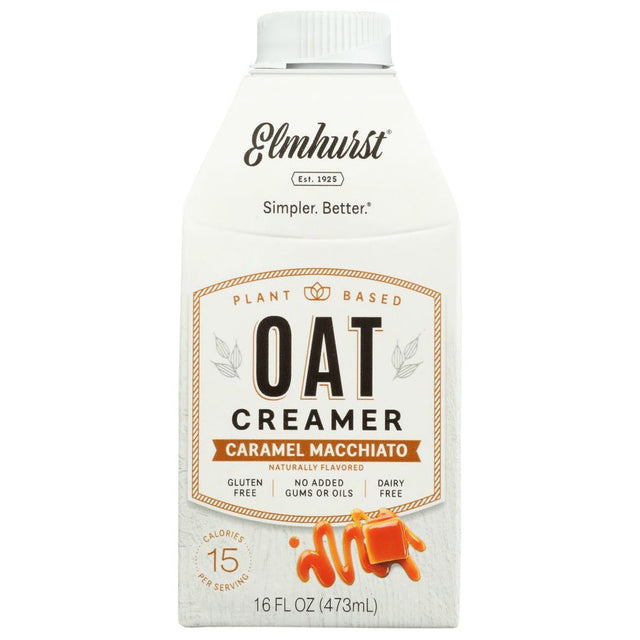 ELMHURST: Oat Creamer Caramel Macch, 16 fo - #tag1# - #tag2#
