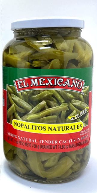 EL MEXICANO: Natural Tender Cactus In Brine, 27 oz - #tag1# - #tag2#