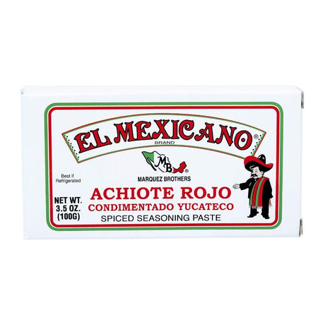 EL MEXICANO: Red Achiote Paste, 3.5 oz - #tag1# - #tag2#