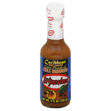 EL YUCATECO: Caribbean Habanero Hot Sauce, 4 oz - #tag1# - #tag2#