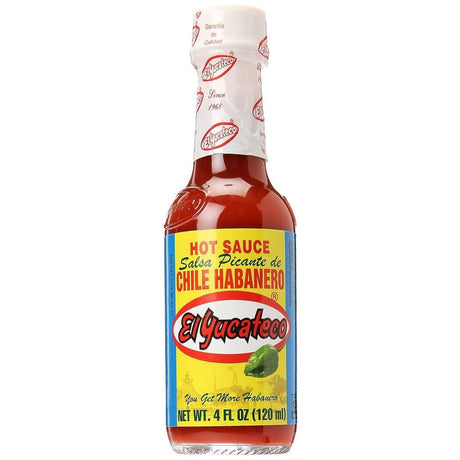 EL YUCATECO: Red Habanero Hot Sauce, 4 oz - Sunshine Co Op. - #tag1# - #tag2# - #tag3# - #tag4#