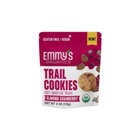 EMMYS ORGANICS: Almond Cranberry Trail Cookies, 4 oz - #tag1# - #tag2#