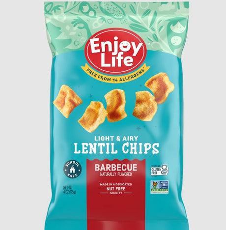 ENJOY LIFE: Barbecue Lentil Chips, 4 oz - #tag1# - #tag2#