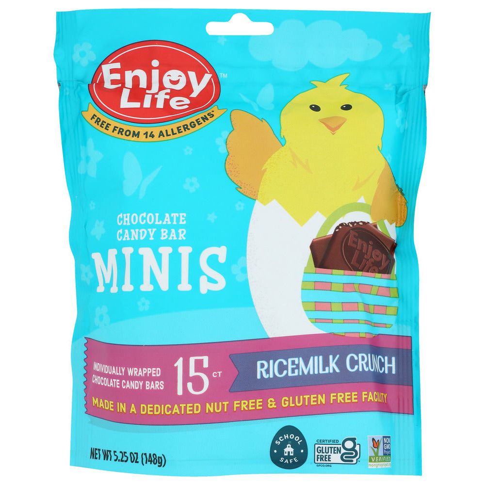 ENJOY LIFE: Chocolate Candy Bar Minis Ricemilk Crunch, 5.25 oz - #tag1# - #tag2#