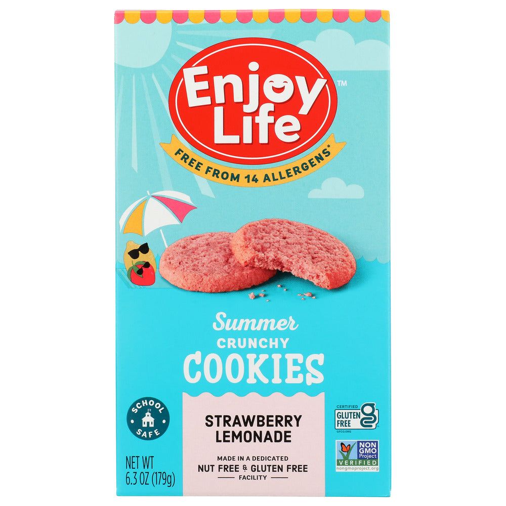 ENJOY LIFE: Summer Crunchy Cookies Strawberry Lemonade, 6.3 oz - #tag1# - #tag2#