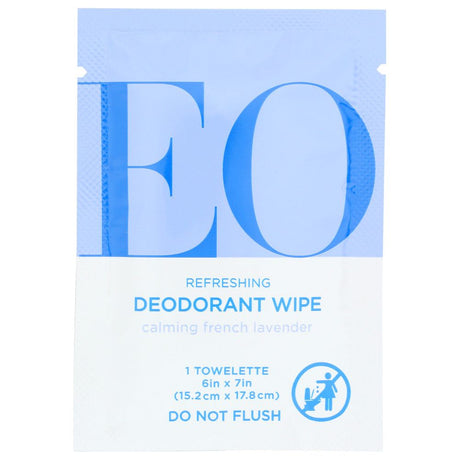 EO: Deodorant Wipe Lavender, 1 ea - #tag1# - #tag2#