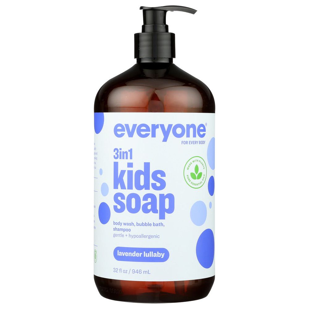 EO PRODUCTS: Everyone for Kids 3-in-1 Lavender Lullaby Soap, 32 oz - #tag1# - #tag2#