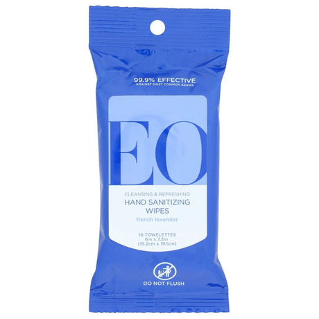 EO: Resealable Hand Sanitizer Wipes Lavender, 1 ea - Sunshine Co Op. - #tag1# - #tag2# - #tag3# - #tag4#