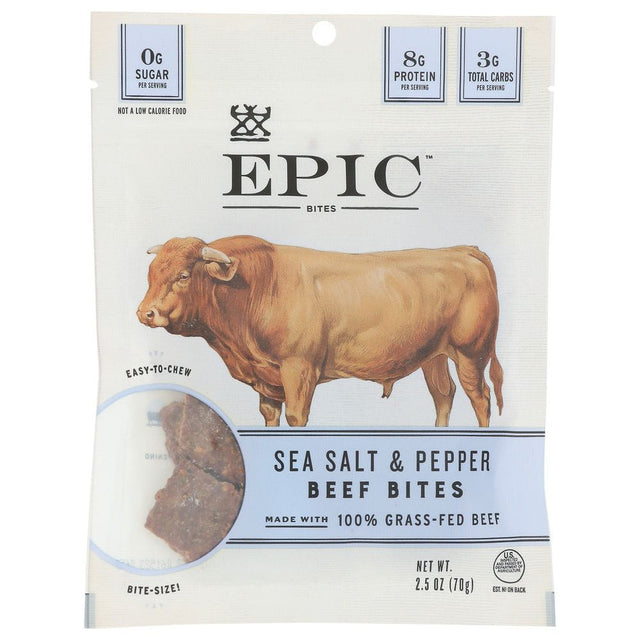 EPIC: Beef Sea Salt And Pepper Bites, 2.5 oz - #tag1# - #tag2#