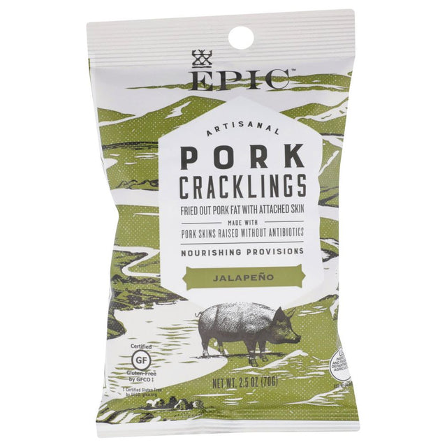 EPIC: Pork Cracklings Jalapeno, 2.5 oz - #tag1# - #tag2#