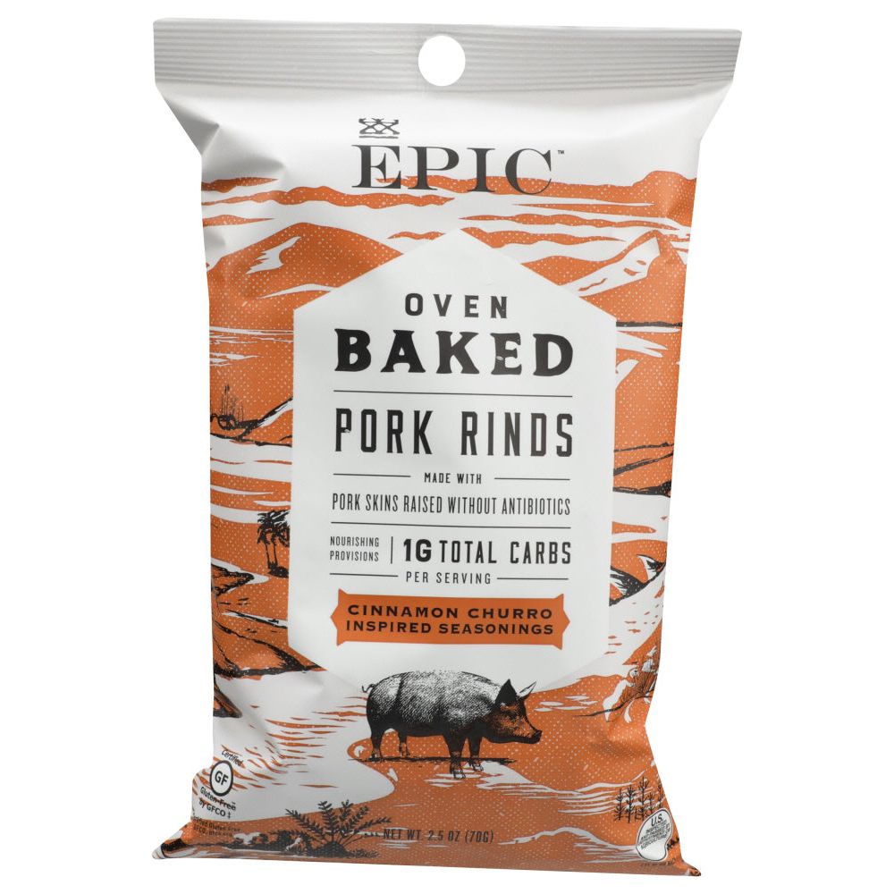 EPIC: Pork Rind Baked Cinnamon, 2.5 oz - #tag1# - #tag2#