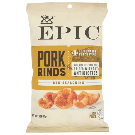 EPIC: Pork Rinds Tx Bbq, 2.5 oz - #tag1# - #tag2#