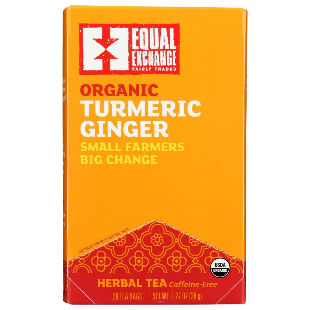 EQUAL EXCHANGE: Organic Turmeric Ginger, 20 bg - #tag1# - #tag2#