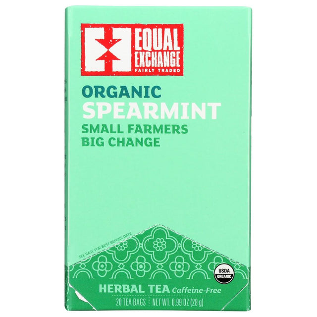 EQUAL EXCHANGE: Spearmint Tea, 20 bg - #tag1# - #tag2#