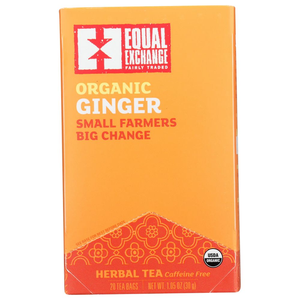EQUAL EXCHANGE: Tea Ginger Organic, 20 bg - #tag1# - #tag2#