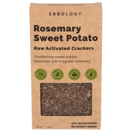 ERBOLOGY: Crackers Rosemary Swt Pt, 1.8 oz - #tag1# - #tag2#