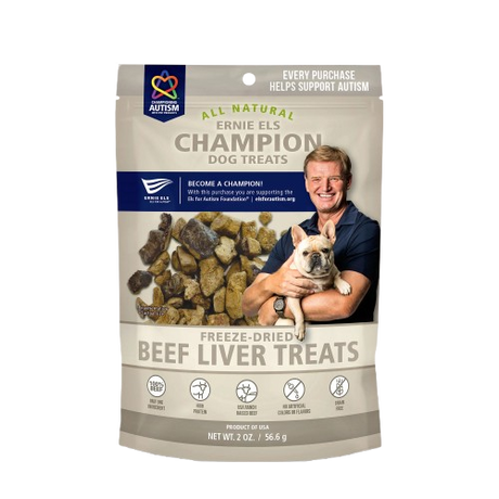 ERNIE ELS: Freeze Dried Beef Liver Dog Treats, 2 oz - #tag1# - #tag2#
