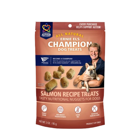 ERNIE ELS: Salmon Dog Treats, 3 oz - #tag1# - #tag2#
