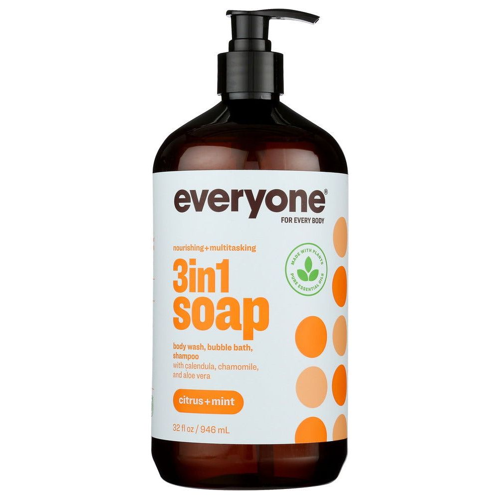 EVERYONE: 3-In-1 Citrus & Mint Soap, 32 oz - Sunshine Co Op. - #tag1# - #tag2# - #tag3# - #tag4#