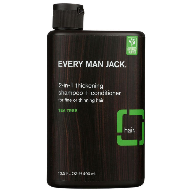EVERY MAN JACK: 2-in-1 Thickening Shampoo + Conditioner, 13.5 oz - #tag1# - #tag2#