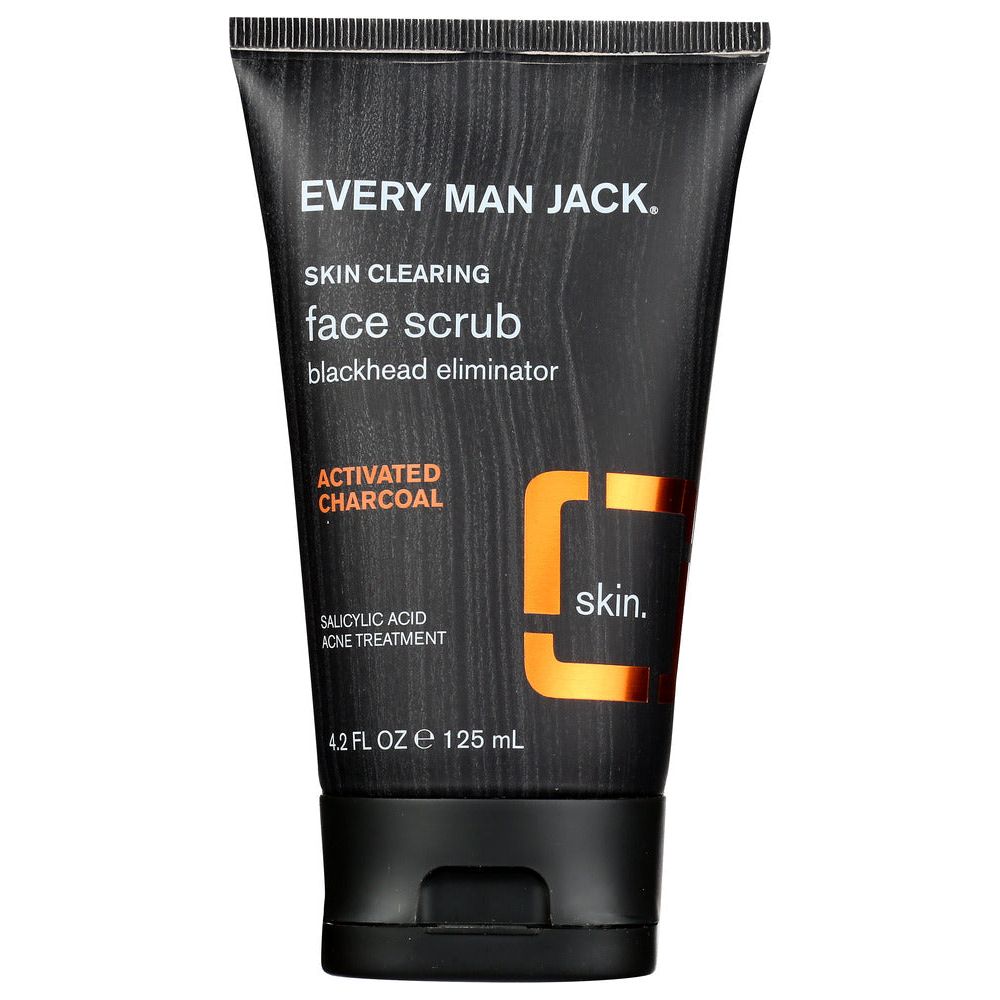 EVERY MAN JACK: Activated Charcoal Face Scrub, 4.2 oz - #tag1# - #tag2#
