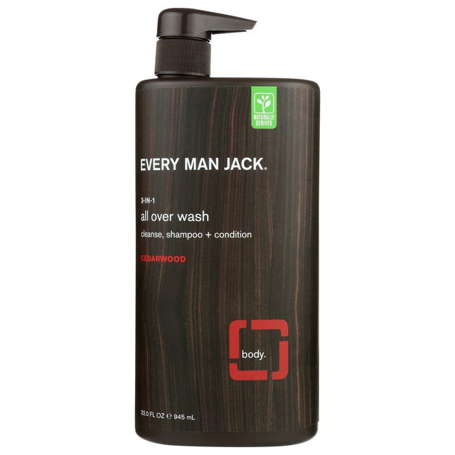 EVERY MAN JACK: Cedarwood 3in1 All Over Wash, 32 oz - #tag1# - #tag2#