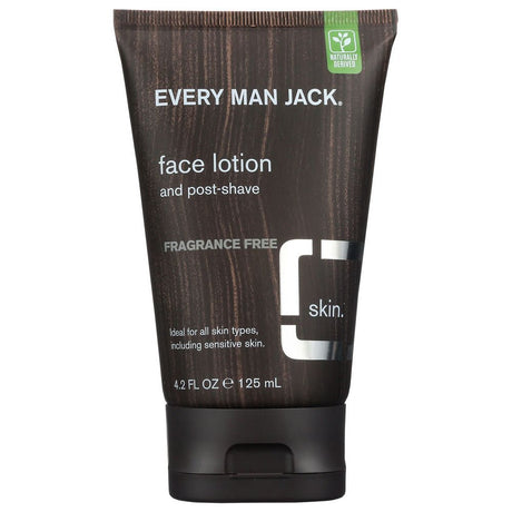 EVERY MAN JACK: Face Lotion and Post-Shave Fragrance Free, 4.2 oz - #tag1# - #tag2#