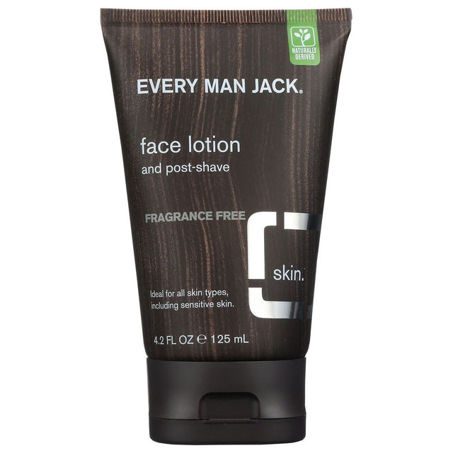 EVERY MAN JACK: Face Lotion and Post-Shave Fragrance Free, 4.2 oz - #tag1# - #tag2#