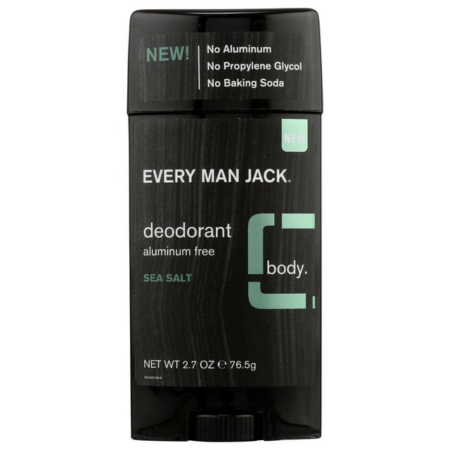 EVERY MAN JACK: Sea Salt Deodorant Stick, 2.7 oz - #tag1# - #tag2#